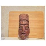 Carved Wooden Tribal Style Mask
