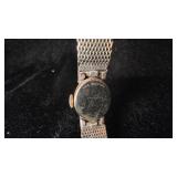 Ladies Gold-Plated Mechanical Wristwatch