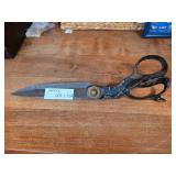 Large Vintage Metal Tailor Scissors