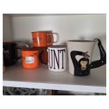 Six Themed Ceramic Mugs