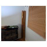 Two Tall Bamboo Poles