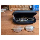 Two Pairs of Glasses with Case