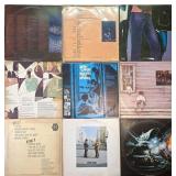 Nine Vinyl Record Albums