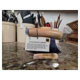 Caribou Antler Ulu Knife and Stand