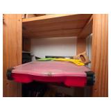 Tool Organizer, Saw, and Radio Unit