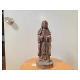 Hand-Carved Stone Figurine of a Woman