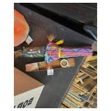 Handcrafted Fabric-Wrapped Wooden Pipe