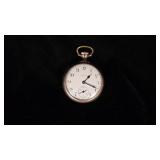 Elgin Pocket Watch With Engraved Case