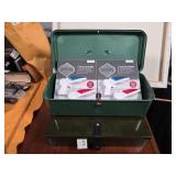 Green Metal Box With Mini Blasters