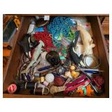 Drawer of Mixed Trinkets and Accessories