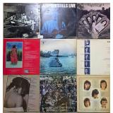 Nine Vintage Vinyl Record Albums