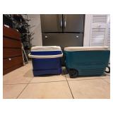 Two Portable Coolers