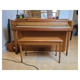 Gulbransen Upright Piano With Bench