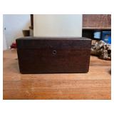 Wooden Hinged Rectangular Box