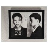 Framed 1938 Frank Sinatra Mugshot Print