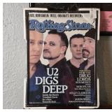Framed U2 Rolling Stone Cover Art