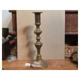 Brass Candlestick with Square Base