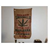 Burlap Red Hair Sinsemilla Sack