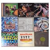 Nine Assorted Vinyl Records