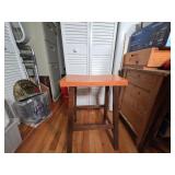 Wooden Stool with Natural Finish