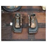 Bronze Boot-Shaped Bookends