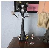 Skeleton Figurine Set With Music Players