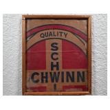 Framed Schwinn Advertising Sign