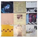 Nine Vintage Vinyl Records