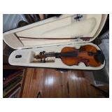 Violin With Bow and Padded Case