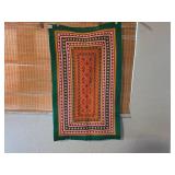 Handmade Textile Wall Hanging Signed 1983