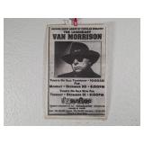 Van Morrison Concert Poster Advertisement