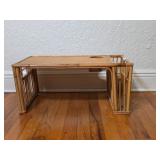 Bamboo and Rattan Bed Tray Table
