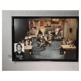 Framed Cafe Scene Print