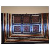 Large Multicolored Wall Tapestry