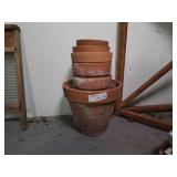 Stacked Terracotta Pots