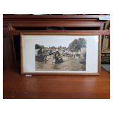 Vintage 1937 Bangkok Floating Market Print
