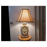 Table Lamp With Buddha Relief Design