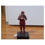 Painted Figurine with Black Base