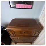 Wooden Cabinet With Storage Compartments