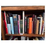 Bookshelf With Assorted Hardcover and Softcover Bo