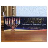 Chanukah Menorah Set in Original Box