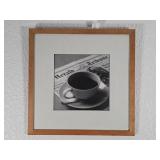Framed Coffee and Newspaper Print
