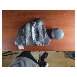 Abstract Stone Sculpture and Sphere Set