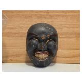 Antique Japanese Noh Wooden Mask