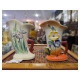Antique Vases made in Occupied Japan.