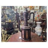 Vintage Qing Dynasty Pewter Teapot w/ Dragon