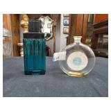 Aramis Perfume Glass Bottle & Empty Round Glass