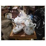 Noritake Dresdoll Hand Painted Tea Set