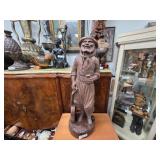 L. Bressanini Carved Wooden Rustic Figure