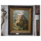 Religious Artwork w/ Ornate Frame